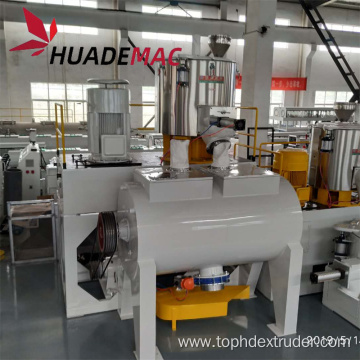 Large capacity PVC horizontal mixer